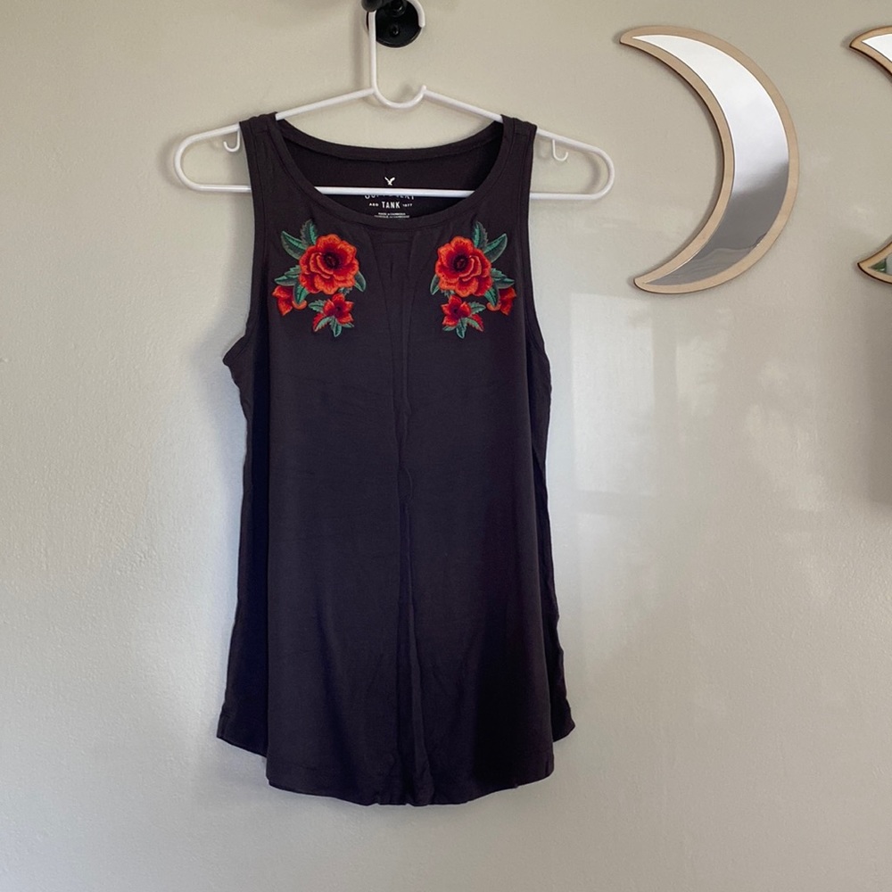 American Eagle Soft & Sexy floral tank top
